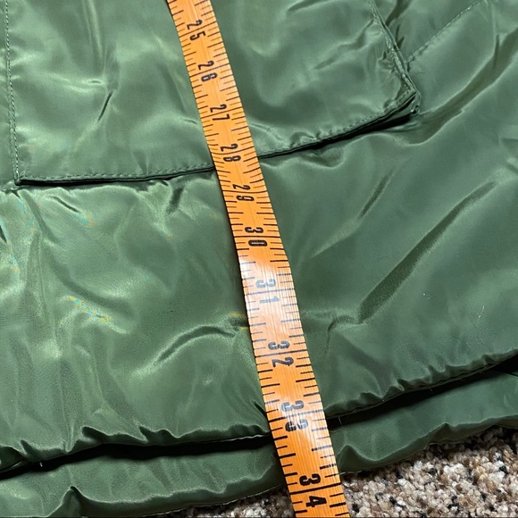 NWT Plus size 3X Olive. Military Green Puffer Coat Sherpa Hooded large p… - Picture 15 of 16